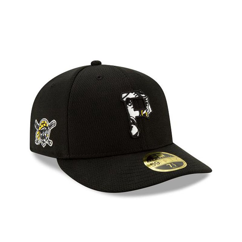 MLB Pittsburgh Pirates 2021 Spring Training Low Profile 59Fifty Fitted (FQV8955) - Black New Era Caps